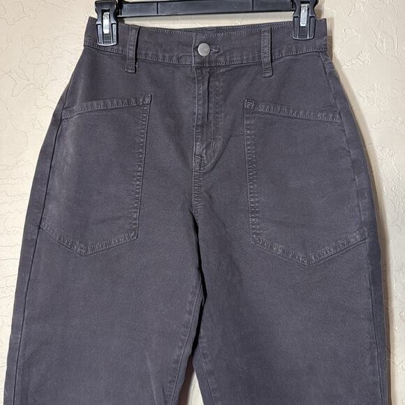 Evereve barrel pant in grey size 24 - Picture 2 of 7